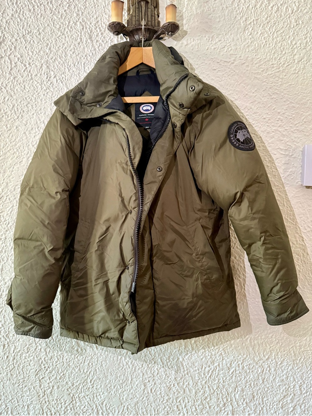 Canada Goose Men’s Olive Green Down Jacket